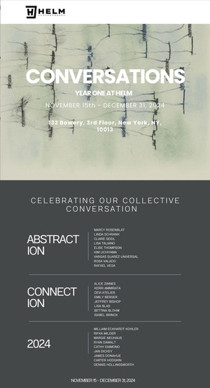 Helm Contemporary - Conversations - Extended until Sunday Jan 5